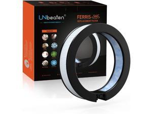 UNbeaten HDAPUS-360 Air Purifiers Filter H13 True HEPA Filter Activated carbon Only for Replacement UNbeaten HDAPUS-360 Air Purifiers Filter H13 True HEPA Filter Activated carbon Only for Replacement