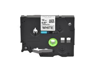 Label Tape Black on White Laminated For Brother PT-D400AD TZe-231 TZ-231 0.47" Label Tape Black on White Laminated For Brother PT-D400AD TZe-231 TZ-231 0.47"