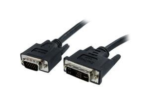 StarTech 10FT HD-15 VGA Male to DVI-A Male Display Monitor Cable - Black StarTech 10FT HD-15 VGA Male to DVI-A Male Display Monitor Cable - Black