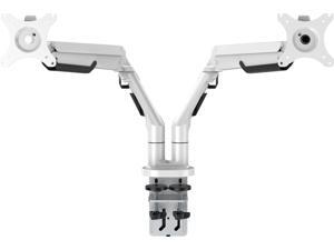 Vision Flat-Panel Dual Desk Arm Mount - Up to 34-inch - White Vision Flat-Panel Dual Desk Arm Mount - Up to 34-inch - White