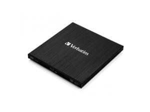 Verbatim External Slimline Blu-Ray RW Drive - 43890 - Black Verbatim External Slimline Blu-Ray RW Drive - 43890 - Black