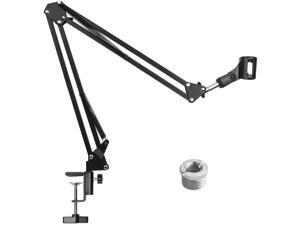 Professional Microphone Arm Stand,Adjustable Mic Suspension Boom Scissor Arm Stand Heavy Duty Microphone Stand with 3/8"to 5/8"Screw Adapter Clip for Blue Yeti,Nano,Snowball,Snowball iCE and other Mic Professional Microphone Arm Stand,Adjustable Mic Suspension Boom Scissor Arm Stand Heavy Duty Microphone Stand with 3/8"to 5/8"Screw Adapter Clip for Blue Yeti,Nano,Snowball,Snowball iCE and other Mic