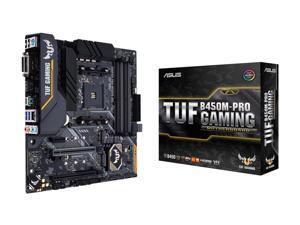 ASUS TUF B450M-PRO GAMING AMD Ryzen 3 AM4 DDR4, HDMI, Dual M.2, USB 3.1 Gen 2 and Aura Sync RGB LED Lighting Micro-ATX Motherboard ASUS TUF B450M-PRO GAMING AMD Ryzen 3 AM4 DDR4, HDMI, Dual M.2, USB 3.1 Gen 2 and Aura Sync RGB LED Lighting Micro-ATX Motherboard