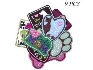 J.CARP Embroidered Iron on Patches, Cute Sewing Applique for Clothes Dress, Style Cute Pets J.CARP Embroidered Iron on Patches, Cute Sewing Applique for Clothes Dress, Style Cute Pets
