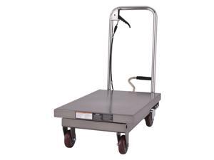 500 lb Capacity Rolling Table Hydraulic Cart with Foot Pump 500 lb Capacity Rolling Table Hydraulic Cart with Foot Pump