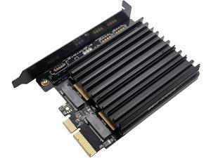 Dual M.2 Adapter, M.2 PCIe NVMe and PCIe AHCI SSD to PCIe 3.0 x4 and M.2 SATA SSD to SATA III Adapter Card Dual M.2 Adapter, M.2 PCIe NVMe and PCIe AHCI SSD to PCIe 3.0 x4 and M.2 SATA SSD to SATA III Adapter Card