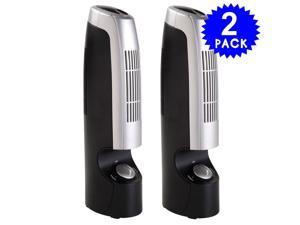 Costway 2 PCS Mini Ionic Whisper Home Air Purifier & Ionizer Pro Filter 2 Speed
