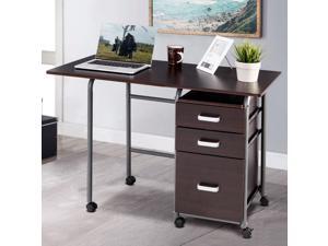Folding Computer Laptop Desk Wheeled Home Office Furniture Folding Computer Laptop Desk Wheeled Home Office Furniture