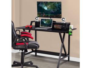 All-in-One Professional Gaming Desk with Cup & Headphone Holder All-in-One Professional Gaming Desk with Cup & Headphone Holder
