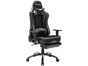 ICOMOCH Ergonomic Adjustable Gaming Chair with Massage and Footrest Lumbar Support Racing Desk Chair Office Chair