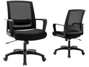 STARSPACE Ergonomic Office Chair Home Office Swivel Computer Chair with Armrests Lumbar Support, Modern Mid-back Mesh Executive Chair STARSPACE Ergonomic Office Chair Home Office Swivel Computer Chair with Armrests Lumbar Support, Modern Mid-back Mesh Executive Chair