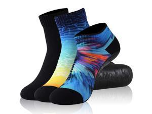 RANDY SUN Quick Dry Beach Volleyball Socks Non Slip Barefoot Sand Shoes 3 Pairs Pack Hot Protective Breathable Foldable RANDY SUN Quick Dry Beach Volleyball Socks Non Slip Barefoot Sand Shoes 3 Pairs Pack Hot Protective Breathable Foldable