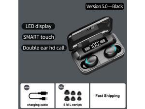 F9-5 TWS BT Wireless Earphones Touch Control 8D HiFi Sound Headsets Noise Cancelling HD Binaural Call Earbuds With 2000mAh Magnetic Charging Case Digital Power Display F9-5 TWS BT Wireless Earphones Touch Control 8D HiFi Sound Headsets Noise Cancelling HD Binaural Call Earbuds With 2000mAh Magnetic Charging Case Digital Power Display