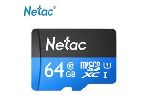 Netac P500 Class 10 64G Micro SDXC TF Flash Memory Card Data Storage High Speed Up to 80MB/s
