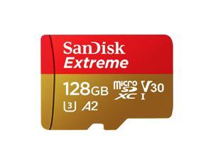 SanDisk Extreme MicroSD Card SDSQXA1-128G-ZN6MA 128G 160M A2 TF Card U3 C10 A2 V30 4K Memory Card 160MB/s Read 90MB/s Write