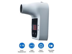 Non-contact Infrared Forehead Thermometer For Adults Kids Infants Surface of Objects LCD Display Wall Mount Self-service 0.1S Quick Test with Alarm without Battery Non-contact Infrared Forehead Thermometer For Adults Kids Infants Surface of Objects LCD Display Wall Mount Self-service 0.1S Quick Test with Alarm without Battery