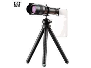 APEXEL APL-JS60XJJ09 Metal 60X HD Phone Telephoto Zoom Lens Kit Monocular Telescope with Mini Extendable Tripod Eye Cup Metal Clip Portable Lens Bag Universal for Most Smartphones for Travel Hunting APEXEL APL-JS60XJJ09 Metal 60X HD Phone Telephoto Zoom Lens Kit Monocular Telescope with Mini Extendable Tripod Eye Cup Metal Clip Portable Lens Bag Universal for Most Smartphones for Travel Hunting