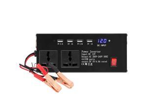 200W Car Power Inverter D C12V to AC220V Multi-Funcitonal Power Converter Digital Display Power Voltage Transformer 200W Car Power Inverter D C12V to AC220V Multi-Funcitonal Power Converter Digital Display Power Voltage Transformer