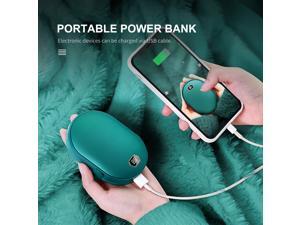 5000mAh/ Portable Power Bank Rechargeable Hand Warmer with LED Display Double-sided Fast Heating Safe Electric Hand Warmer & Phone Charger for Outdoor Advanture Load Trip Camping Emergency Power Bank 5000mAh/ Portable Power Bank Rechargeable Hand Warmer with LED Display Double-sided Fast Heating Safe Electric Hand Warmer & Phone Charger for Outdoor Advanture Load Trip Camping Emergency Power Bank