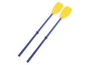 One Pair of Rubber Rowing Oars, 120cm foldable and detachable