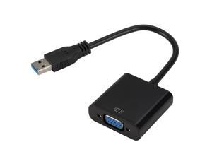 USB3.0 To VGA Adapter USB to VGA External Video Card VGA Converter for Desktop Laptop PC to Monitor Projector USB3.0 To VGA Adapter USB to VGA External Video Card VGA Converter for Desktop Laptop PC to Monitor Projector