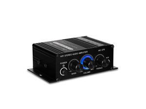AK270 Mini Audio 2-Channel Stereo Power Amplifier Portable Sound Amplifier AUX Input Speaker Amp for Car and Home AK270 Mini Audio 2-Channel Stereo Power Amplifier Portable Sound Amplifier AUX Input Speaker Amp for Car and Home