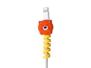 Silicone Flexible Cable Wire Protector Cute Animal Images Spiral Phones Charges Cable Saver Suit for All Cellphone Data Lines Silicone Flexible Cable Wire Protector Cute Animal Images Spiral Phones Charges Cable Saver Suit for All Cellphone Data Lines