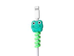Silicone Flexible Cable Wire Protector Cute Animal Images Spiral Phones Charges Cable Saver Suit for All Cellphone Data Lines Silicone Flexible Cable Wire Protector Cute Animal Images Spiral Phones Charges Cable Saver Suit for All Cellphone Data Lines