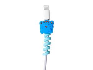 Silicone Flexible Cable Wire Protector Cute Animal Images Spiral Phones Charges Cable Saver Suit for All Cellphone Data Lines Silicone Flexible Cable Wire Protector Cute Animal Images Spiral Phones Charges Cable Saver Suit for All Cellphone Data Lines
