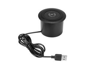 T9 Desktop Embedded Wireless Charger QI Fast Charging Pad with 2 USB Charging Port Multiple Protection Universal Replacement for iPhone 12 Huawei Xiaomi Charger T9 Desktop Embedded Wireless Charger QI Fast Charging Pad with 2 USB Charging Port Multiple Protection Universal Replacement for iPhone 12 Huawei Xiaomi Charger