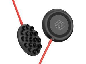 10W Suction Cup Wireless Charger Portable QI Fast Wireless Charging Pad Compatible with iPhone Android Phones 10W Suction Cup Wireless Charger Portable QI Fast Wireless Charging Pad Compatible with iPhone Android Phones
