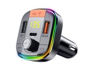 Car Charger Car Wireless FM Transmitter Dual USB BT5.0 Hands-free FM Modulator Car Phone Charger Stereo Car MP3 Player with PD18W QC3.0 Quick Charge USB Car Charger Car Charger Car Wireless FM Transmitter Dual USB BT5.0 Hands-free FM Modulator Car Phone Charger Stereo Car MP3 Player with PD18W QC3.0 Quick Charge USB Car Charger