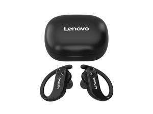 Lenovo LP7 True Wireless Earbuds BT 5.0 Wireless Ear-hook Headphones with 13mm Speaker Unit LED Power Display Black