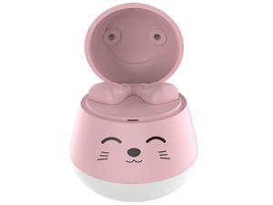 ZW-T7 Cute Pet True Wireless BT Earphone Stereo Half In-ear Girls Headphone for IOS/Android Pink ZW-T7 Cute Pet True Wireless BT Earphone Stereo Half In-ear Girls Headphone for IOS/Android Pink