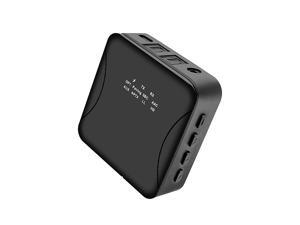 BT 5.0 Optical Wireless Audio Transceiver Adapter SPDIF Wireless Audio Receiver Transmitter HiFi Interface Adapter Black BT 5.0 Optical Wireless Audio Transceiver Adapter SPDIF Wireless Audio Receiver Transmitter HiFi Interface Adapter Black