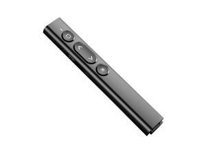 Multimedia Remote Control Presentation & Media Mode Presenter Remote with Red Light Wireless PPT Clicker Wide Compatibility Black Multimedia Remote Control Presentation & Media Mode Presenter Remote with Red Light Wireless PPT Clicker Wide Compatibility Black