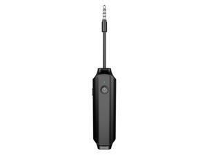 Wireless 2-in-1 Audio Receiver and Transmitter BT 5.0 Audio Adapter Dual Mode Portable Adapter Black Wireless 2-in-1 Audio Receiver and Transmitter BT 5.0 Audio Adapter Dual Mode Portable Adapter Black