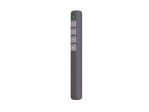 2.4GHz Wireless Presenter Remote Red Light Pointer Presentation Clicker Wireless Presenter PPT Flip Pen with USB Receiver Grey