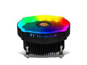 Thermaltake RGB CPU Air Cooler Quite Operation/Push Configuration/Aluminium Fin/Hydraulic Bearing/for Intel CPU Static RGB Color Thermaltake RGB CPU Air Cooler Quite Operation/Push Configuration/Aluminium Fin/Hydraulic Bearing/for Intel CPU Static RGB Color
