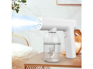 Outdoor Indoor Disinfection Gun, Handheld Blue Light Wireless Portable Rechargeable Nano Atomizer Large Capacity ULV Electric Sprayer Nozzle Adjustable Fogger Outdoor Indoor Disinfection Gun, Handheld Blue Light Wireless Portable Rechargeable Nano Atomizer Large Capacity ULV Electric Sprayer Nozzle Adjustable Fogger