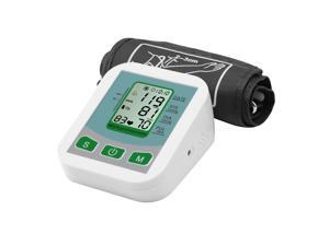 USB Digital Arm Automatic Blood Pressure Monitor & Household Arm Band Type English Voice Sphygmomanometer Accurate Measurement