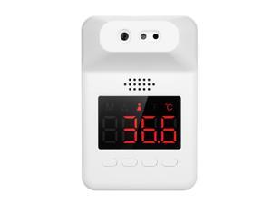 Wall-mounted Infrared Thermometer People Counter 12 Languages Voice Broadcast with Mute Mode 32 Data Storage °C/ °F Non-contact Thermometers for School Hotel Office Wall-mounted Infrared Thermometer People Counter 12 Languages Voice Broadcast with Mute Mode 32 Data Storage °C/ °F Non-contact Thermometers for School Hotel Office