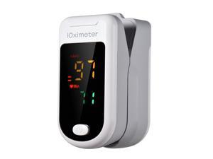 Fingertip Pulse Oximeter Mini SpO2 Monitor Blood Oxygen Saturation & Pulse Rate Measurement Meter 2 Directions Display Screen