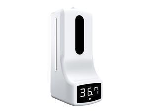 1000ml Wall Mounted Automatic Soap Dispenser Non-contact Infrared Thermometer Temperature Measurement Hand Sanitizer Dispenser High-temperature Alarm °C/°F Switchable for Home Hotel School Office Use 1000ml Wall Mounted Automatic Soap Dispenser Non-contact Infrared Thermometer Temperature Measurement Hand Sanitizer Dispenser High-temperature Alarm °C/°F Switchable for Home Hotel School Office Use