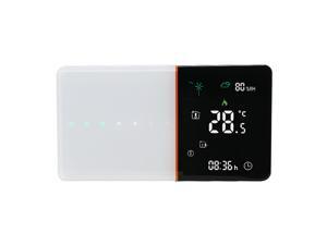 95-240V Wi-Fi Smart Thermostat Programmable Thermostat 5+1+1 Six Periods Voice APP Control Backlight LCD Electric Heating Temperature Controller with Amazon Echo Google Home 16A