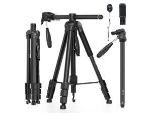 Andoer TTT-010 180CM/70.87Inch Portable Photography Tripod Monopod Camera Horizontal Tripod Stand Aluminum Alloy 360° Rotatable 5kg/11lbs Load Capacity with Phone Clip Remote Shutter Replacement for Andoer TTT-010 180CM/70.87Inch Portable Photography Tripod Monopod Camera Horizontal Tripod Stand Aluminum Alloy 360° Rotatable 5kg/11lbs Load Capacity with Phone Clip Remote Shutter Replacement for