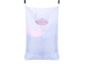 Hanging Laundry Hamper Bag Door Hanging Organiser with Zip Wall Hanging Storage Bag Large Capacity Dirty Clothes Bag Pouches for Bedroom Bathroom Dorm Room Nursery Closets