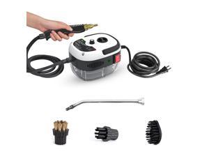 2500W Portable Handheld Steam Cleaner High Temperature Pressurized Steam Cleaning Machine with Brush Heads for Kitchen Furniture Bathroom Car