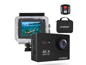 Andoer AN9000R 4K 16MP WiFi Action Sports Camera 1080P FHD 2" Touchscreen 170° Wide Angle Lens with Remote Control Hard Case Support 4X Zoom Waterproof 40m Andoer AN9000R 4K 16MP WiFi Action Sports Camera 1080P FHD 2" Touchscreen 170° Wide Angle Lens with Remote Control Hard Case Support 4X Zoom Waterproof 40m