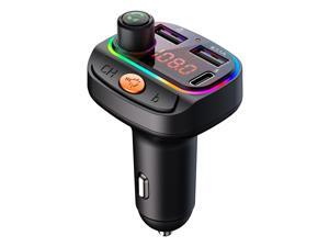 Weback Bluetooth FM Transmitter for Car, BT 5.0 &QC3.0 Wireless Bluetooth FM Audio Adapter Music Player Car Kit with LED Backlit, Hands-Free Calling, 2 USB Ports,Support U Disk,Lossless sound quality Weback Bluetooth FM Transmitter for Car, BT 5.0 &QC3.0 Wireless Bluetooth FM Audio Adapter Music Player Car Kit with LED Backlit, Hands-Free Calling, 2 USB Ports,Support U Disk,Lossless sound quality